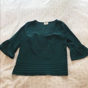Pins & Needles green shirt